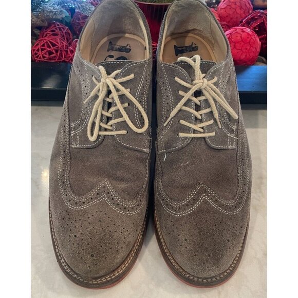 1901 Other - 1901 Men’s Size 14M Suede Leather Taupe Dress Shoes M20411 Wingtip Nordstrom